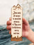 Great is Thy Faithfulness Wooden Bookmark