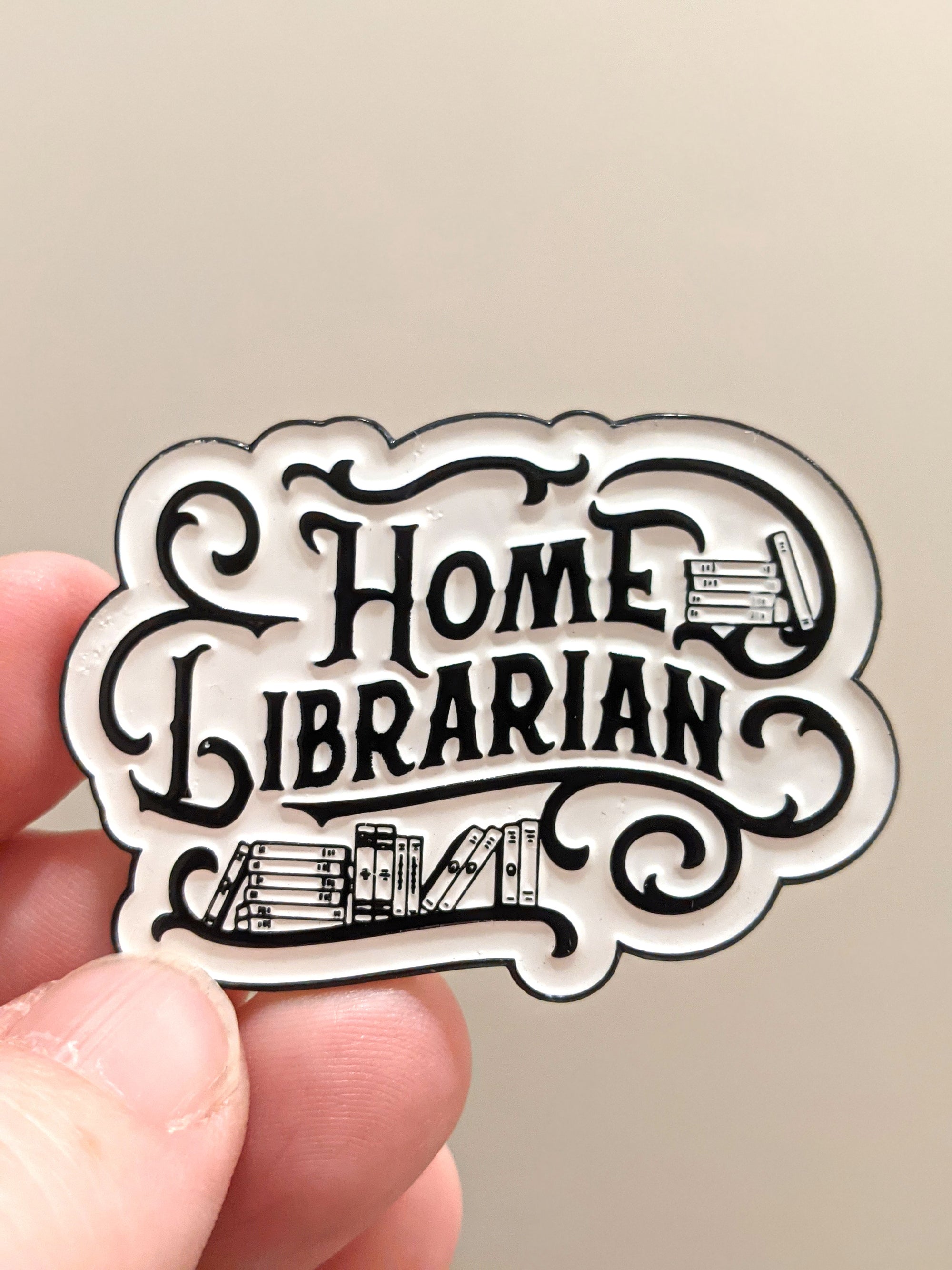 Home Librarian Enamel Pin