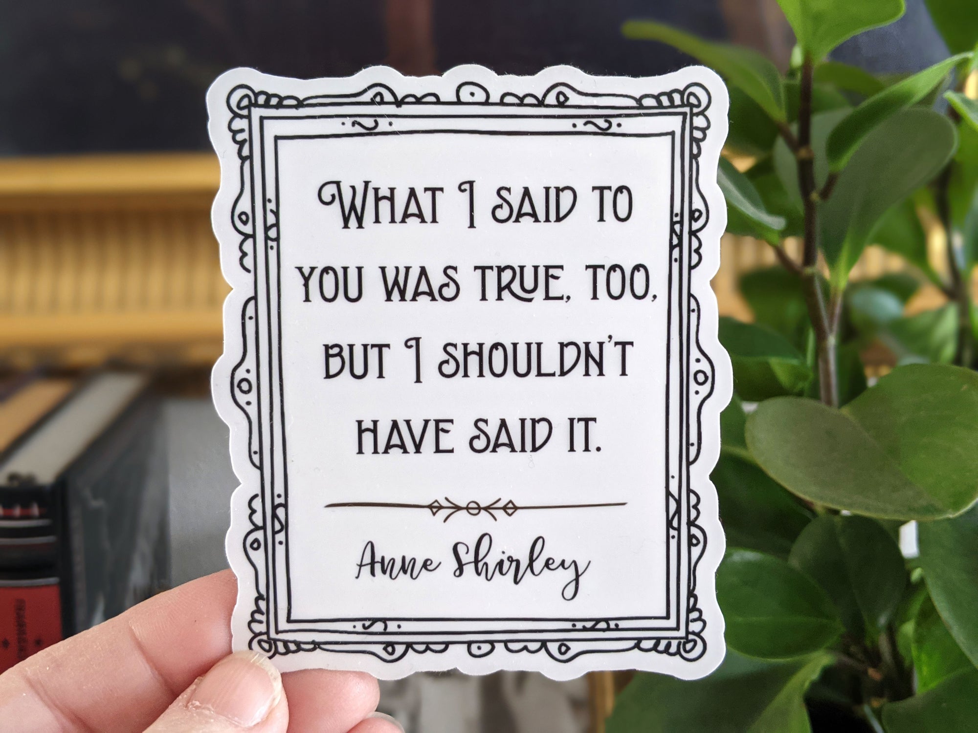 Anne's Apology Sticker