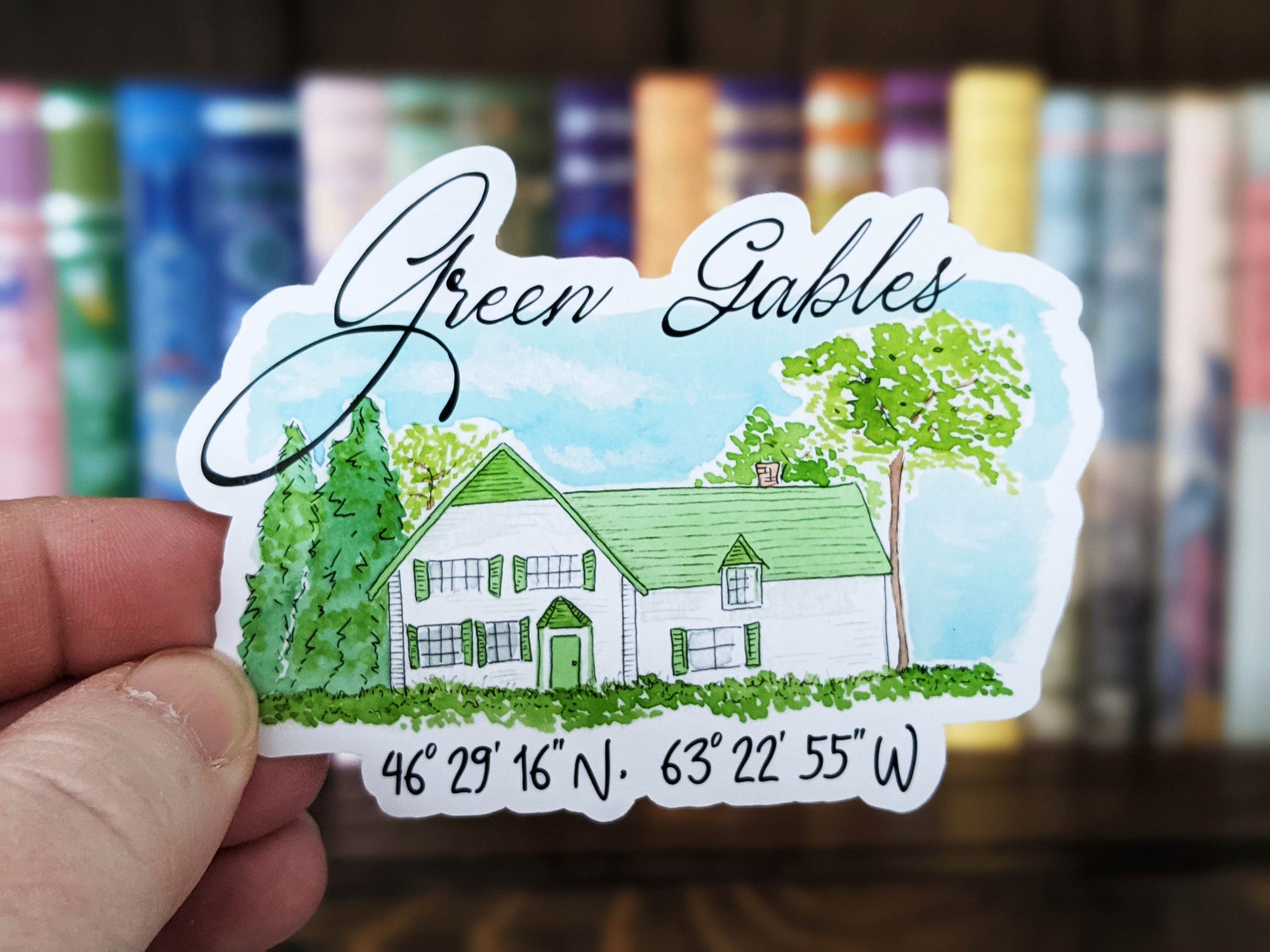 Green Gables Prince Edward Island Sticker Waterproof
