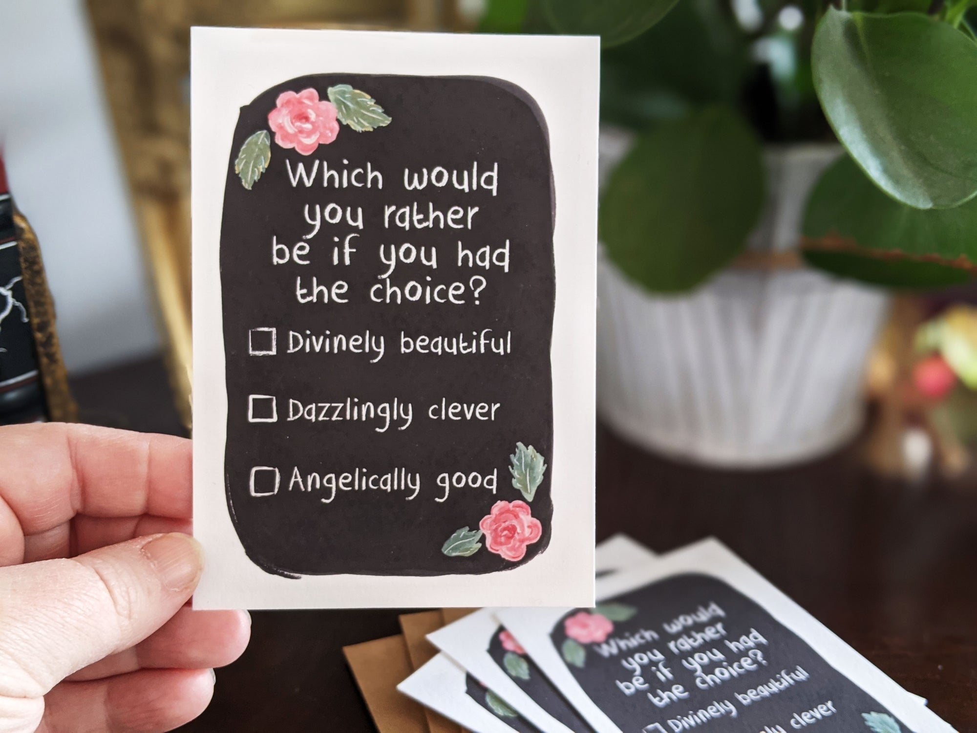 Anne of Green Gables "Which would you rather be?" Mini Print (Pack of 4)