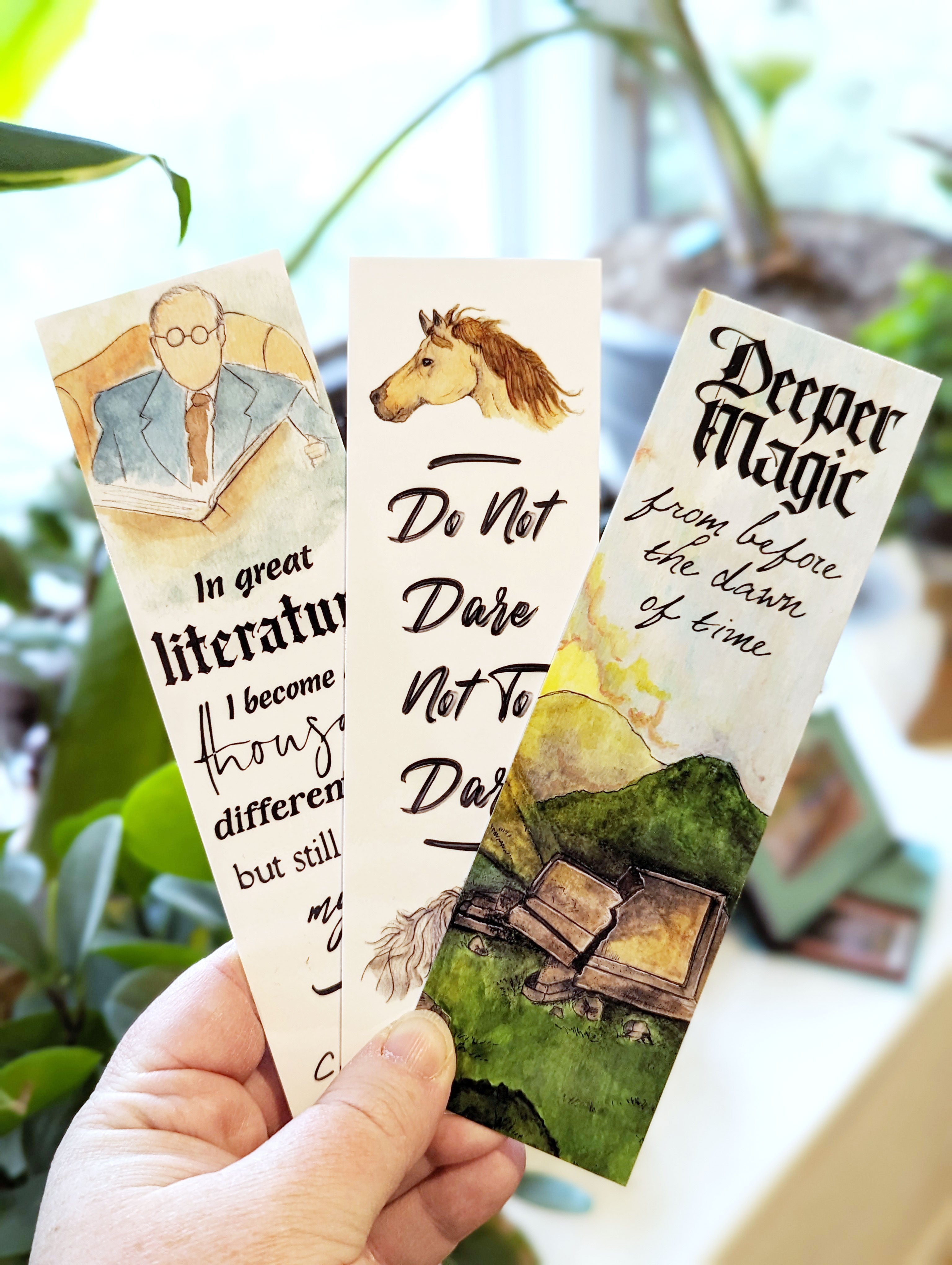 Narnia Set of 3 Bookmarks (Aslan, Reepicheep, C. S. Lewis Quote) - A Fine  Quotation
