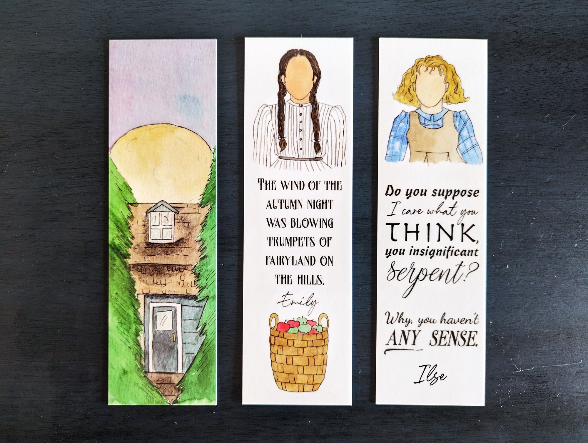 Emily of New Moon Set of 3 Bookmarks
