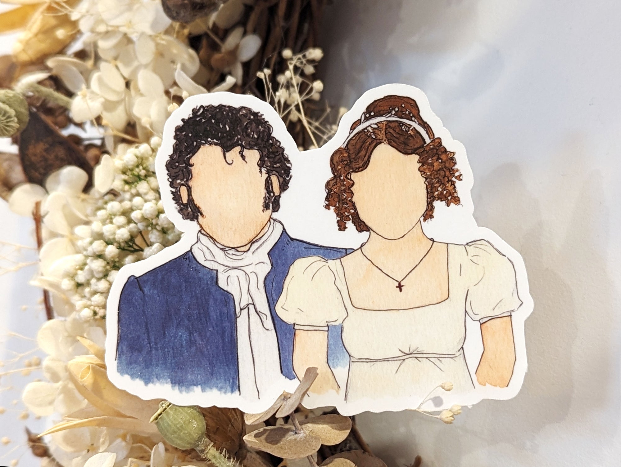 Elizabeth Bennet & Mr. Darcy Sticker