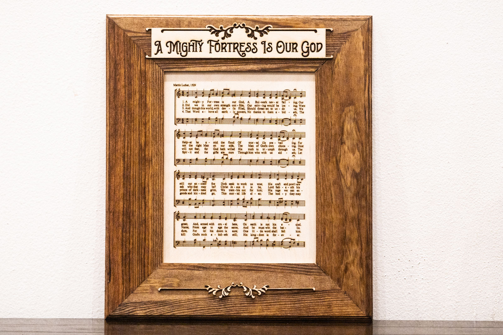 A Mighty Fortress Is Our God Hymn Wall Hanging
