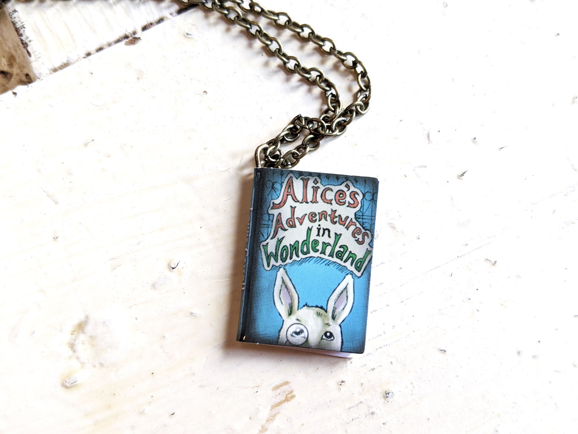 Alice in Wonderland Pendant Necklace Jewelry