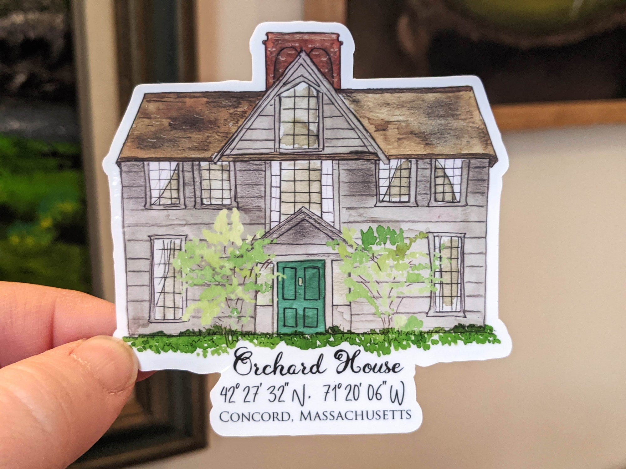 Louisa May Alcott's Orchard House Sticker