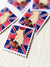 Winnie-the-Pooh British Flag Stamp Sticker (Set of 8)