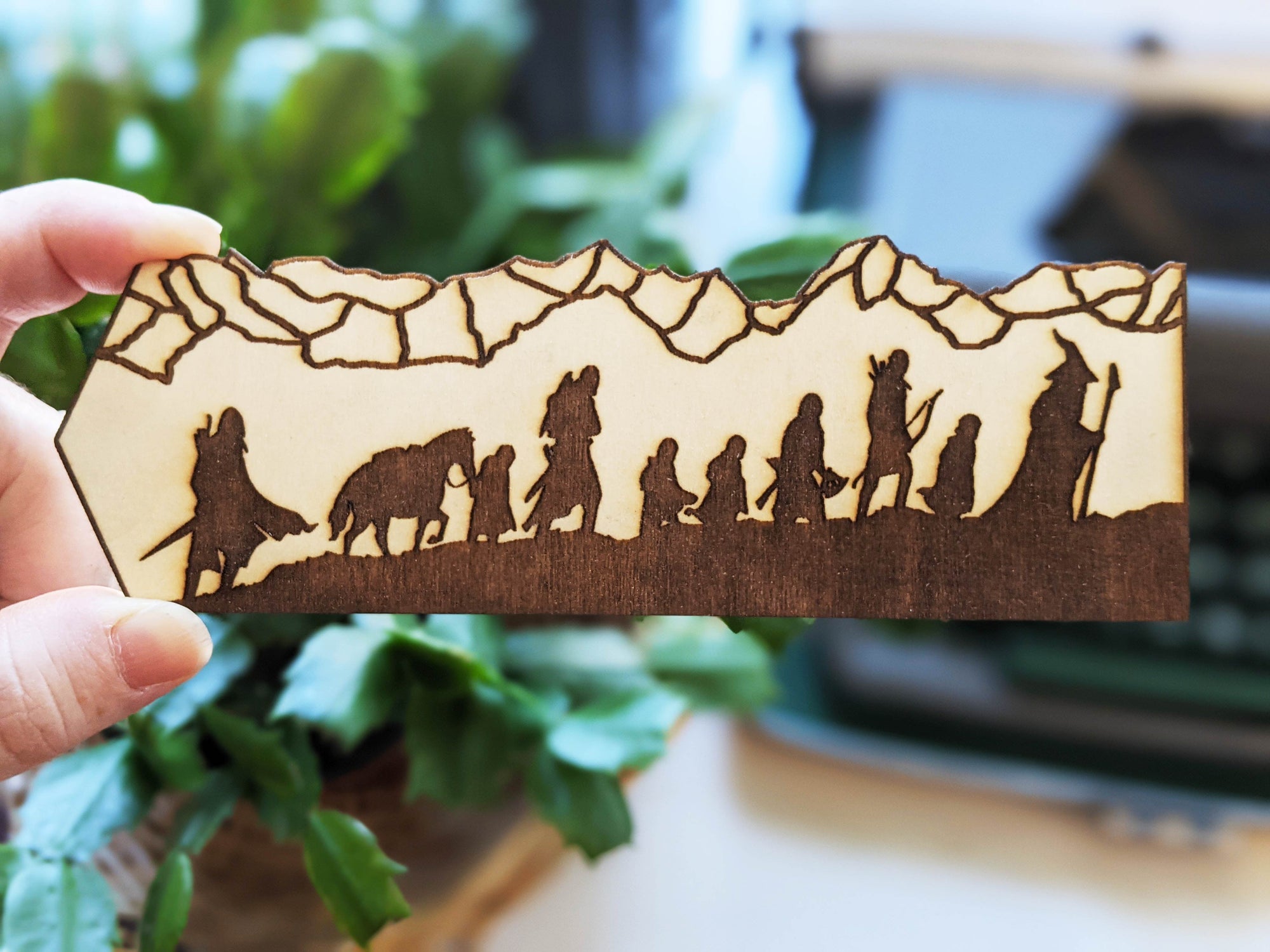 Lord of the Rings Wooden Bookmark