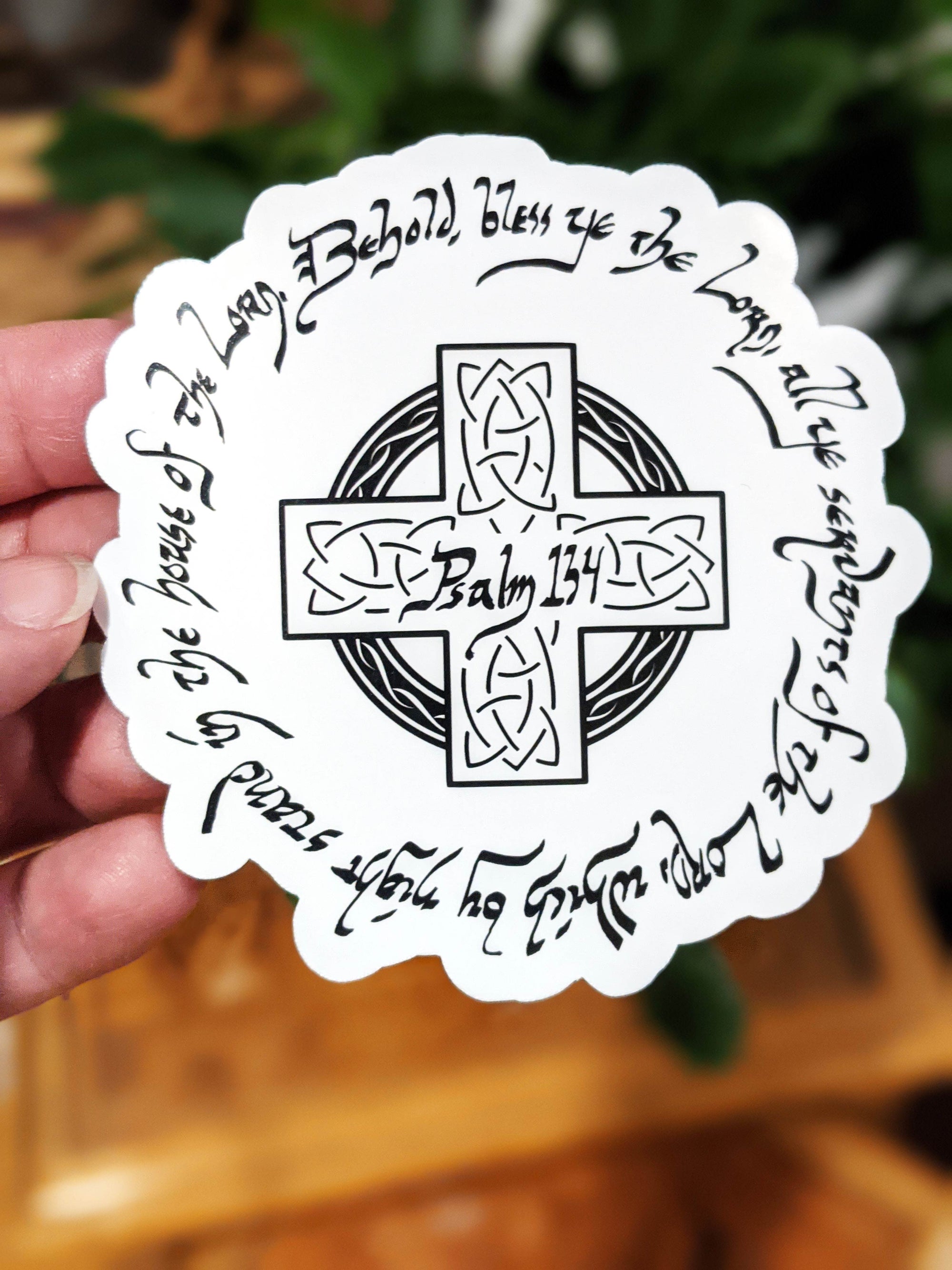 Bless The Lord Sticker (Psalm 134)