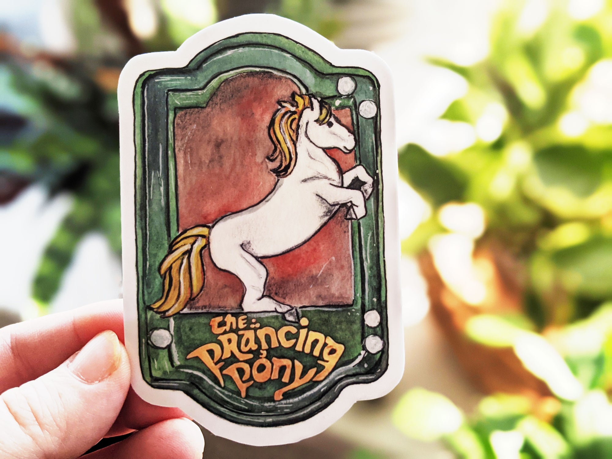 The Prancing Pony Sticker (Lord of the Rings)