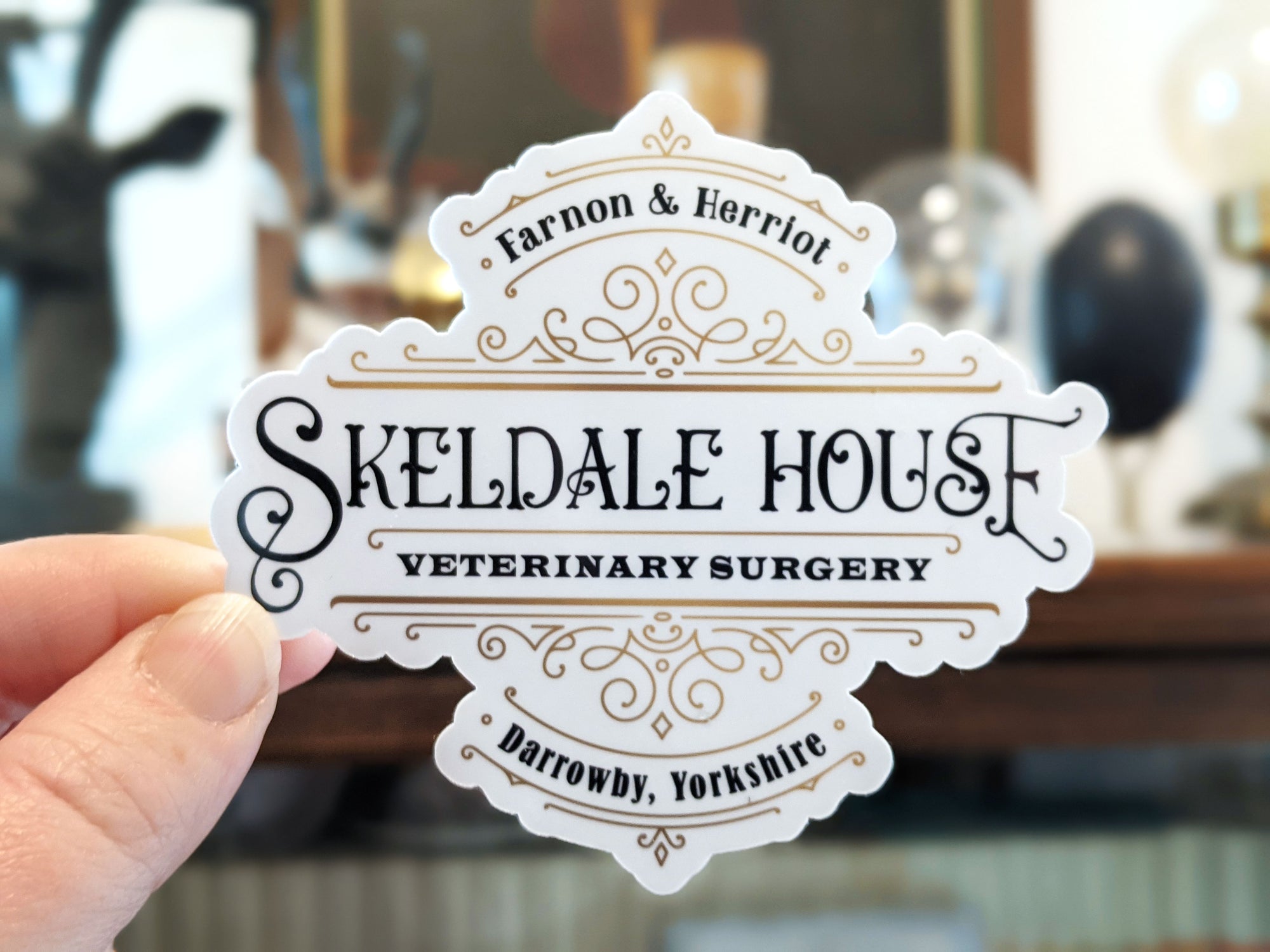 James Herriot Skeldale House Sticker (All Creatures Great and Small)