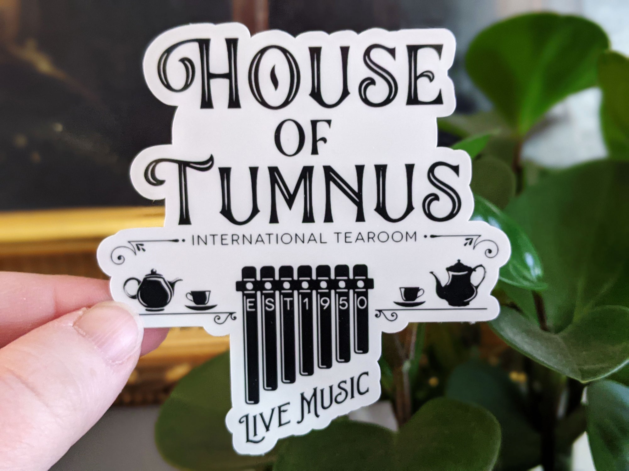 House of Tumnus Tearoom Sticker