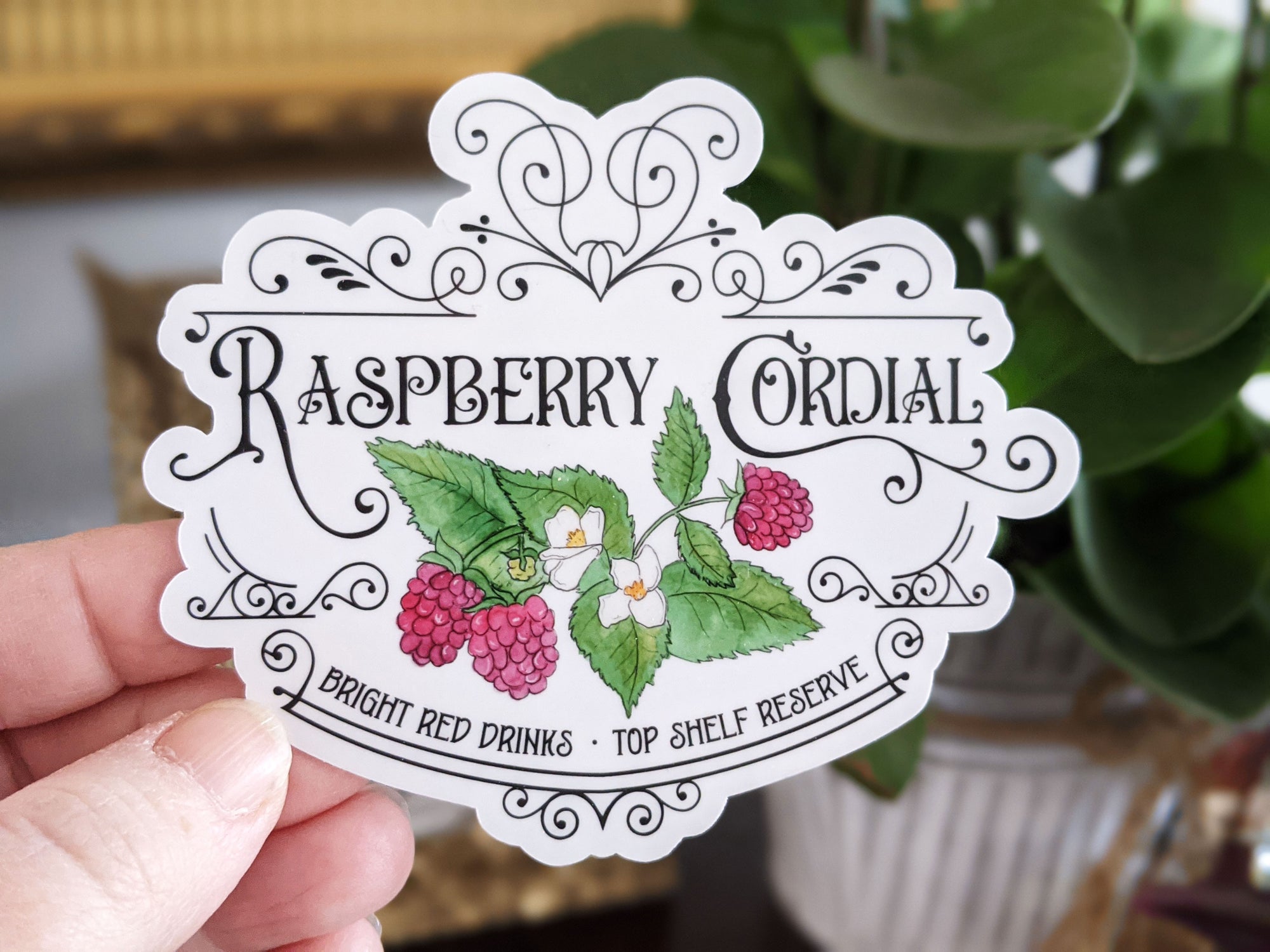 Raspberry Cordial Sticker