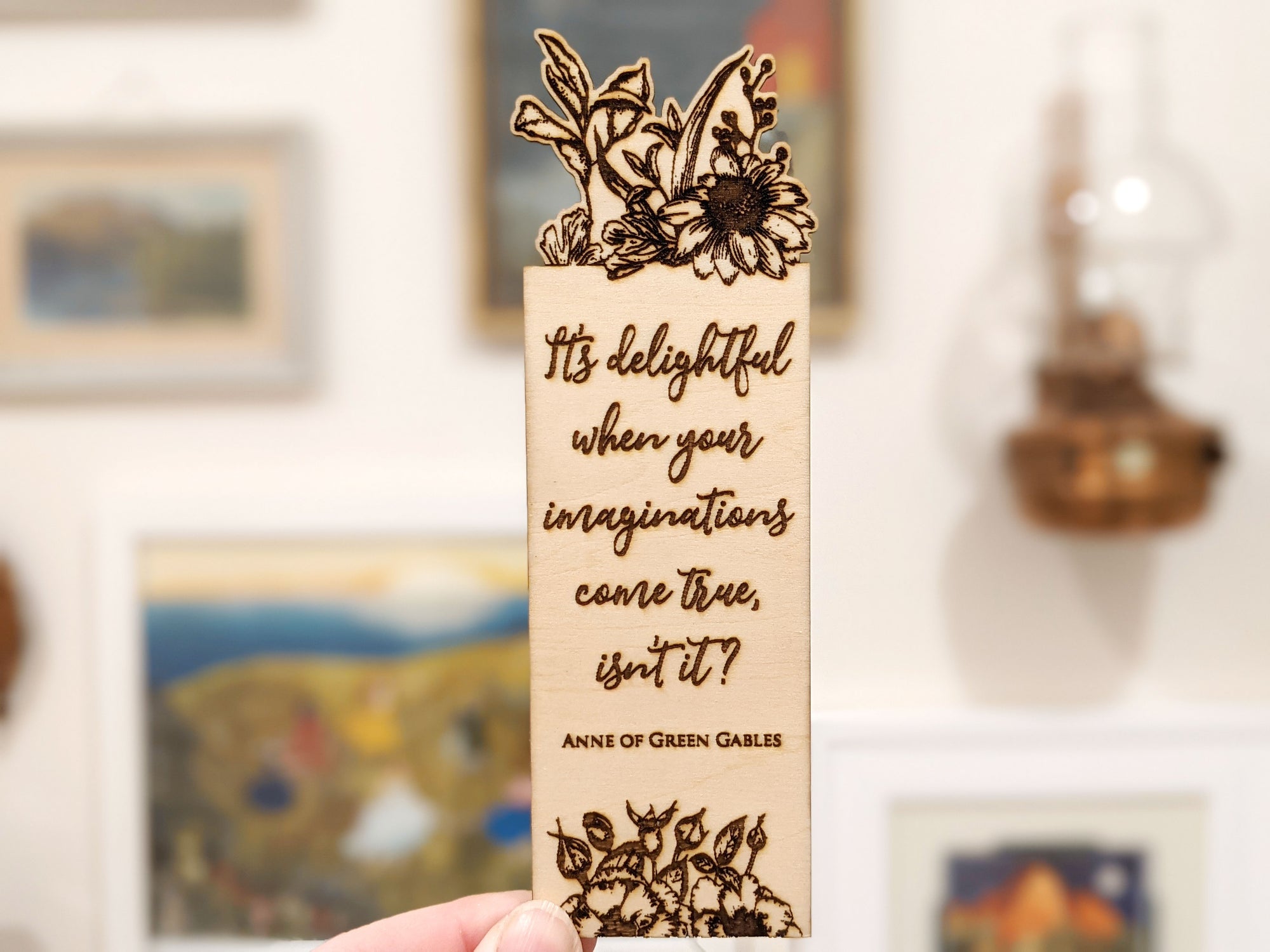 Anne of Green Gables Wooden Bookmark
