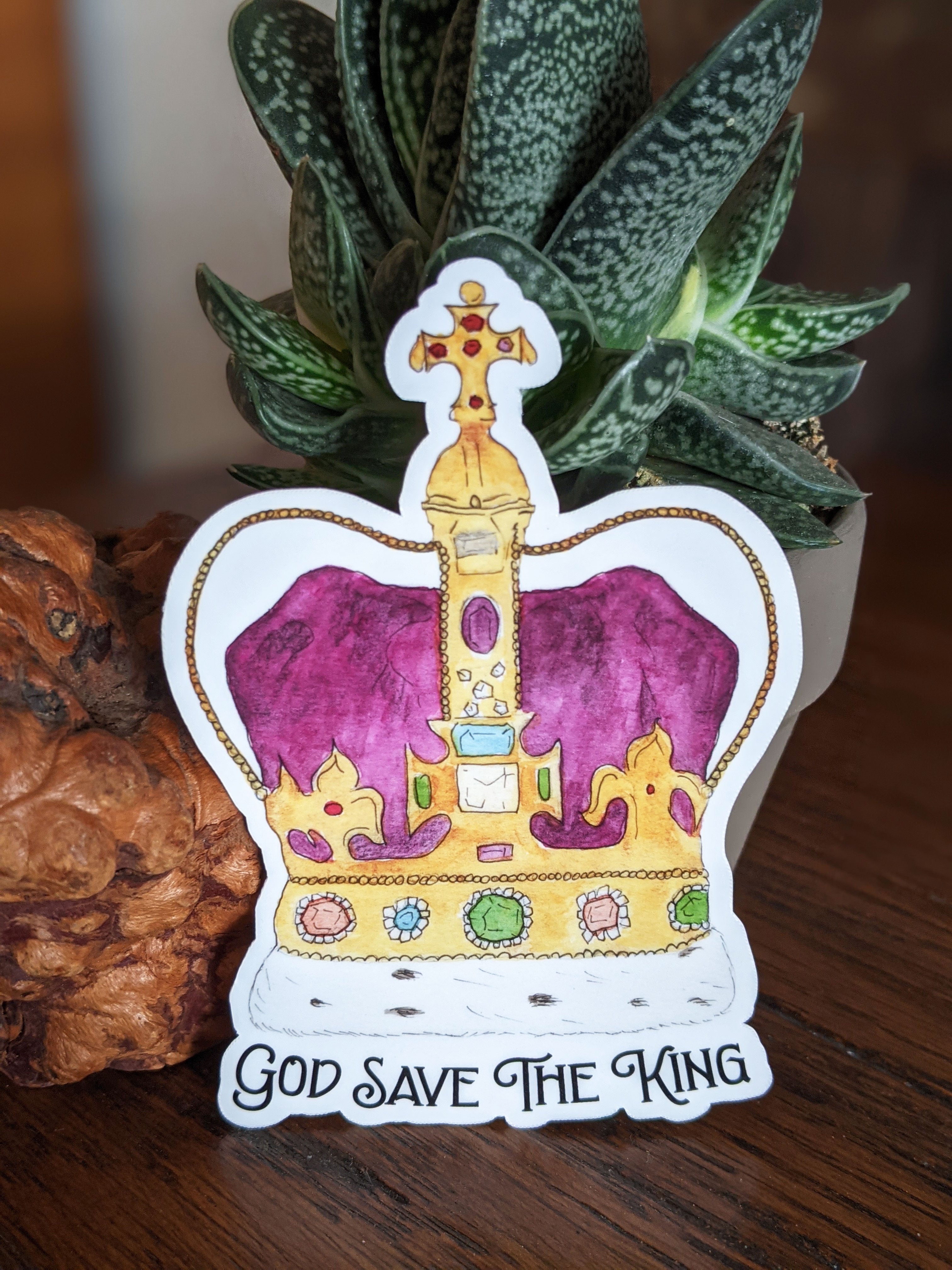 King Crown Sticker