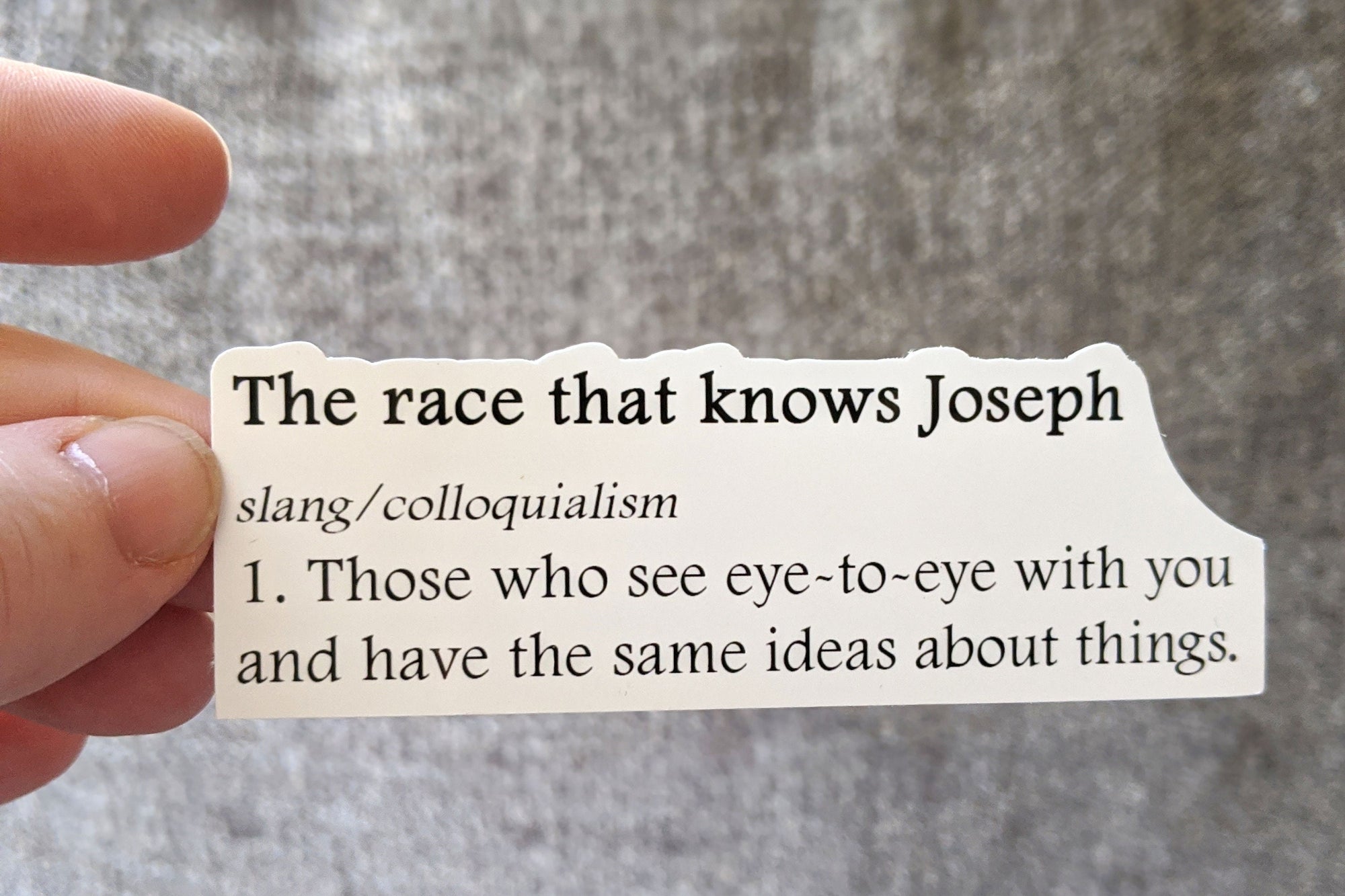 Anne of Green Gables "The Race That Knows Joseph" Sticker