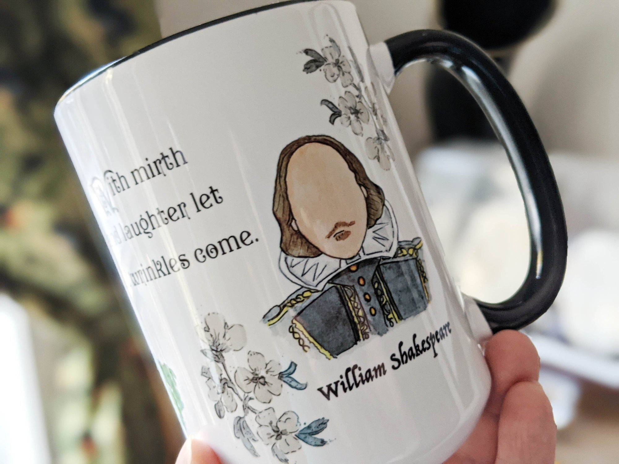 Shakespeare's Globe Theater Quote Coffee Mug