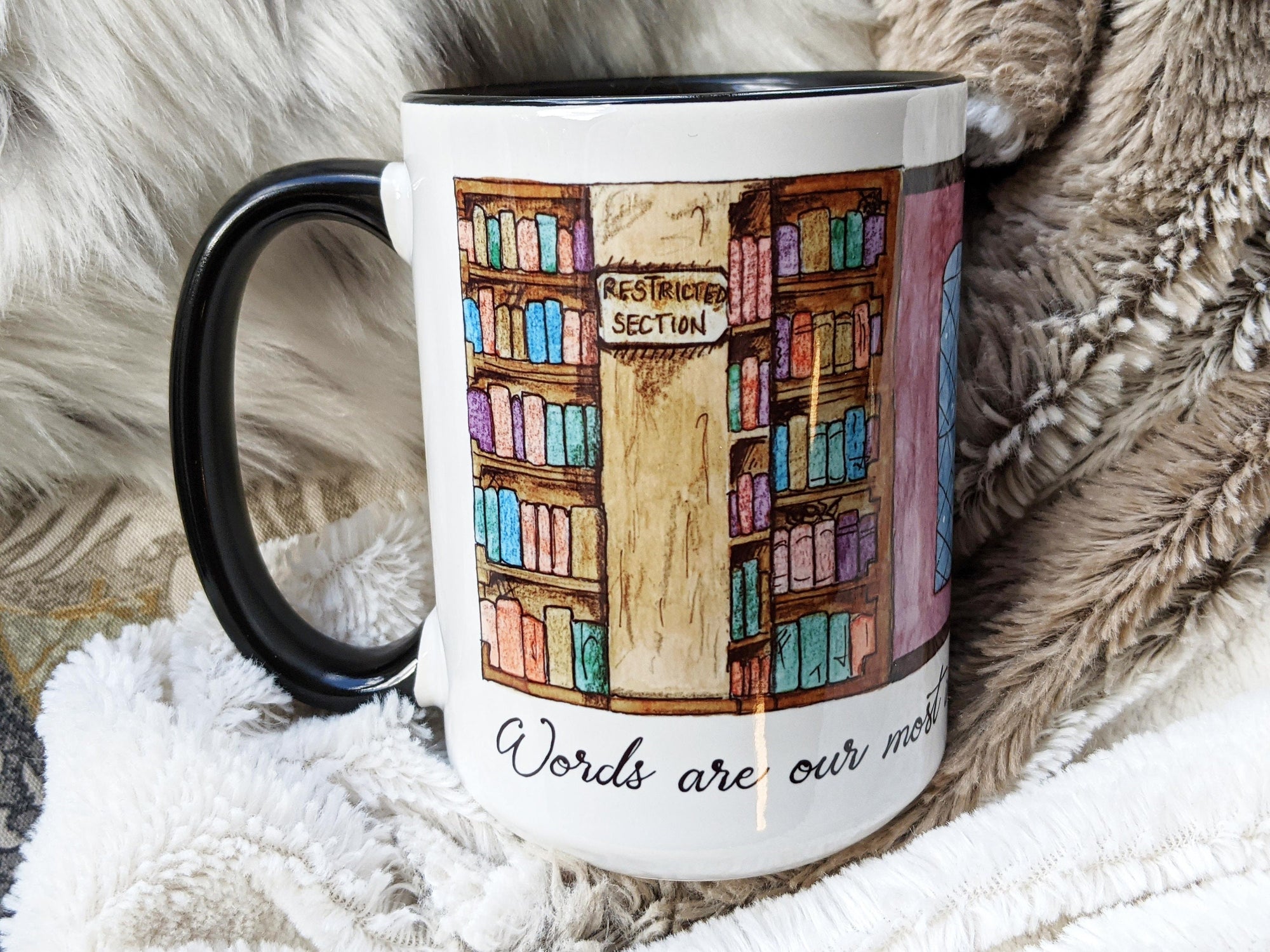 Wizard Library Coffee Mug