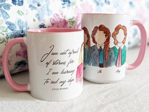 Love is the only thing that we can carry with us when we go. Louisa May  Alcott, Little Women Travel Mug by PrettyStock