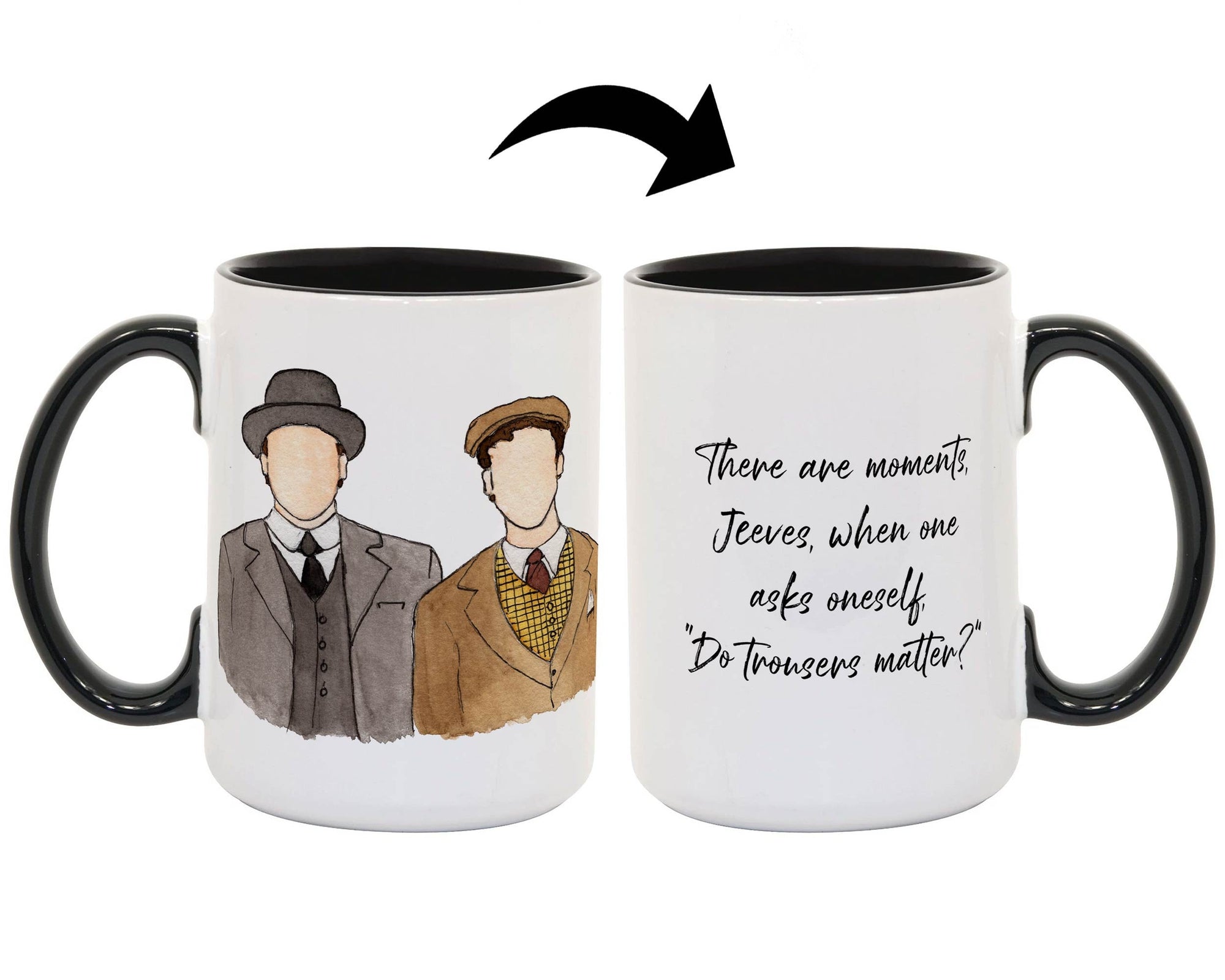 Jeeves & Wooster Quote Mug (P. G. Wodehouse)