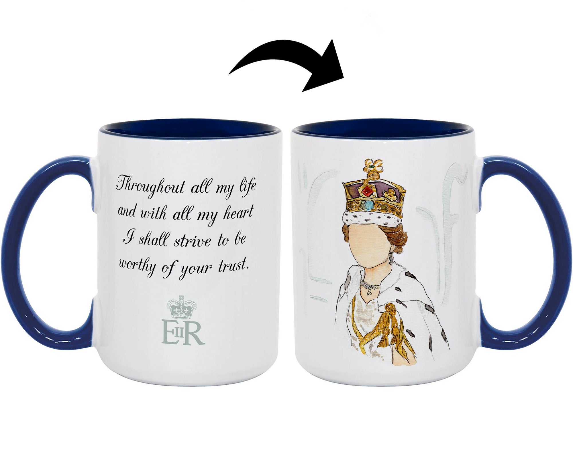 Queen Elizabeth II Platinum Jubilee Coffee Mug