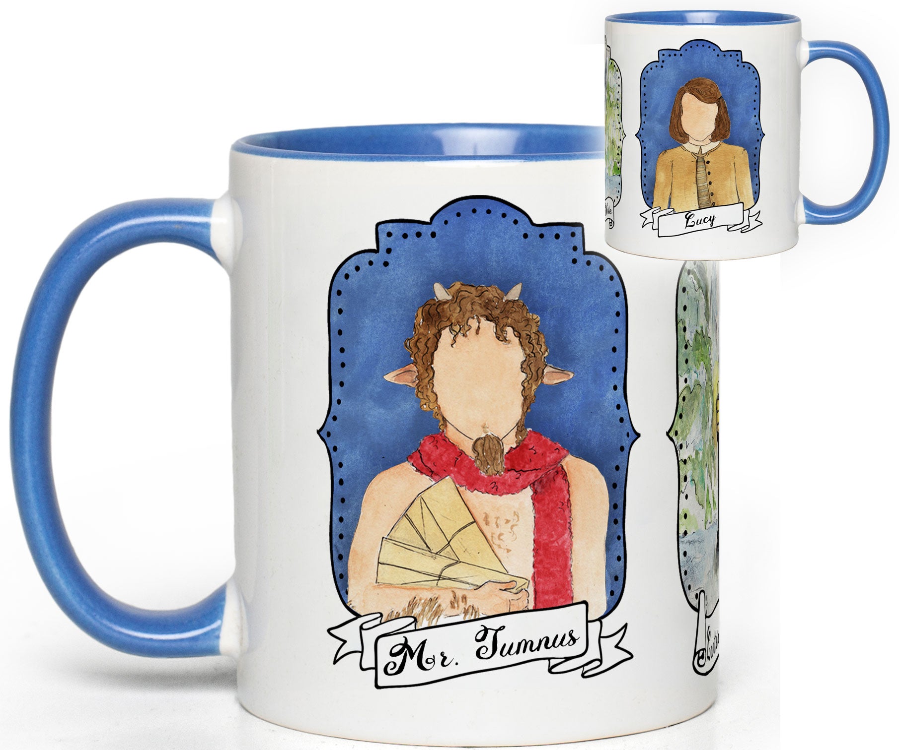 Tumnus and Lucy Narnian Coffee Mug
